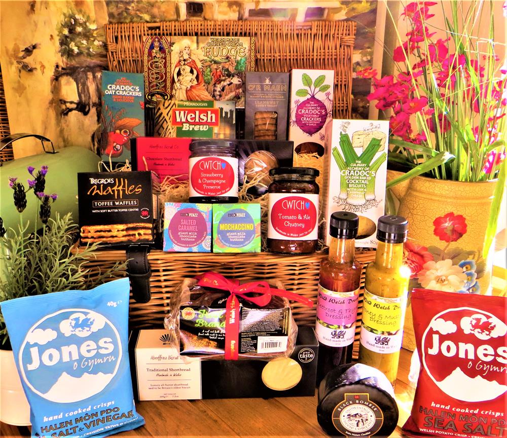 Luxury Welsh Foodie Feast in a Wicker