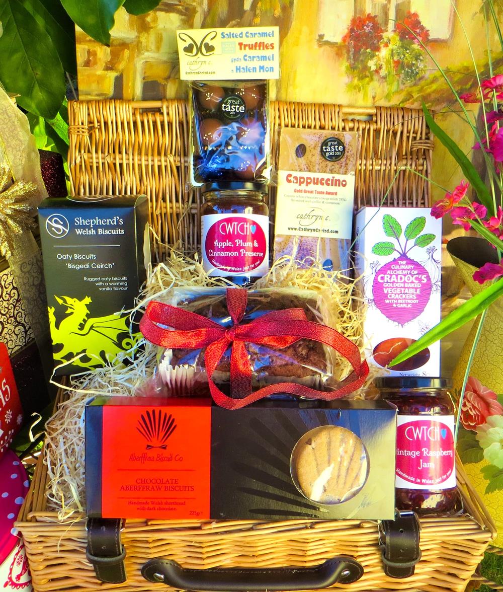 Truffles & Welsh Treasures Wicker Hamper