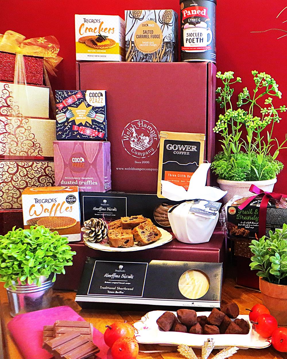 Welsh Christmas Hamper Gift Box